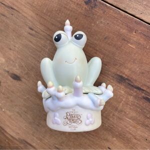 Precious Moments Frog Enesco Hoppy Birthday 1995 Excellent Condition!